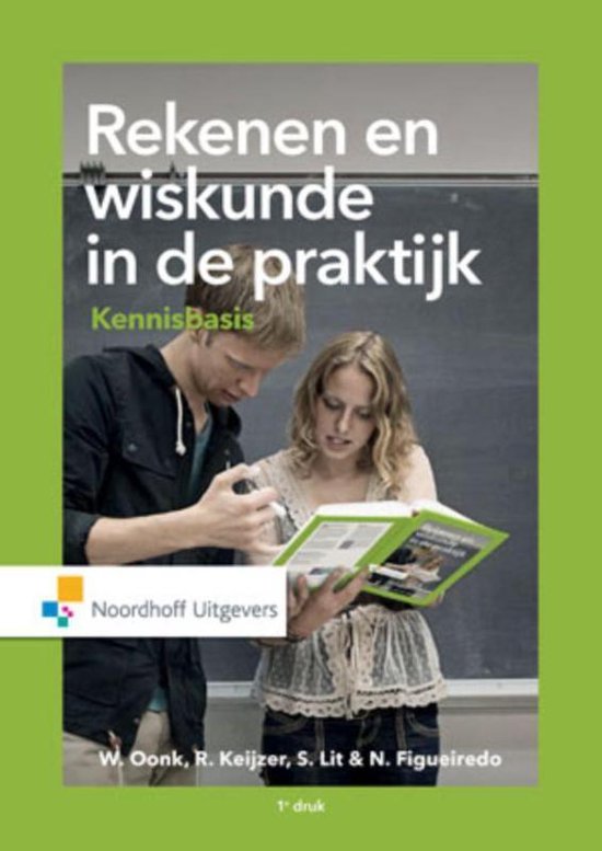 Rekenen en wiskunde in de praktijk Kennisbasis, Wil Oonk, boekomslag voorkant, tweedehands