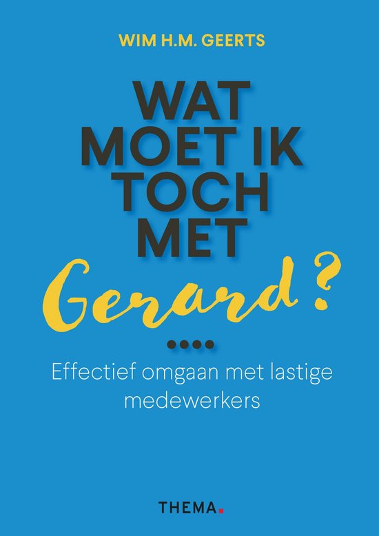 Boek-Wat moet ik toch met Gerard?-tweedehands