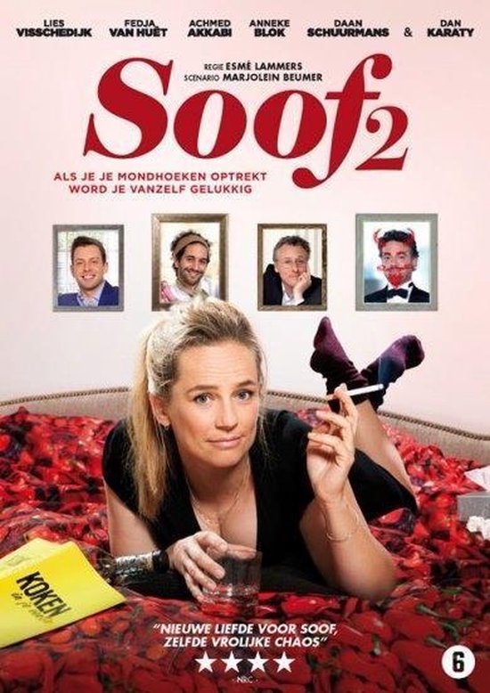 Soof 2 dvd met Lies Visschedijk, hoes voorkant met Soof op bed