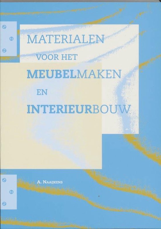 Boek-Materialen voor het meubelmaken en interieurbouw-tweedehands