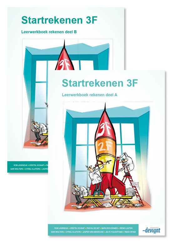 Boek-Startrekenen 3F A + B Leerwerkboek-tweedehands