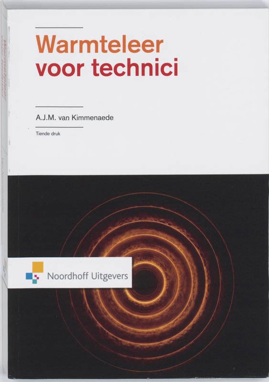 Warmteleer voor technici, A.J.M. van Kimmenaede, boekomslag voorkant, tweedehands