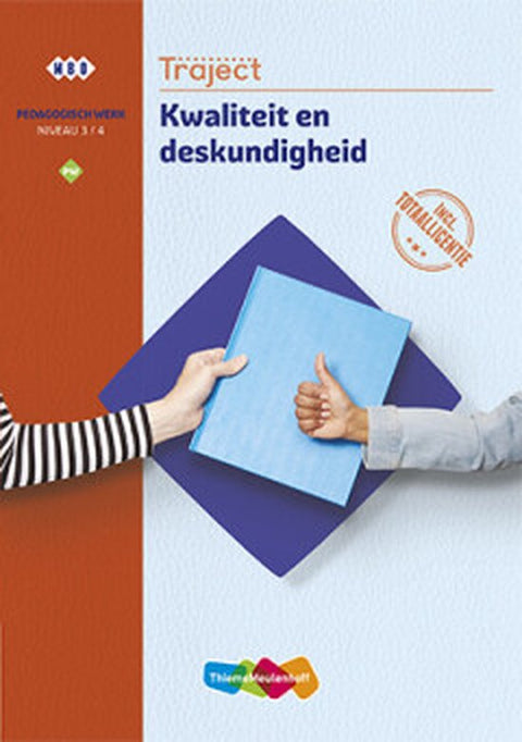 Boek-Traject Combipakket Kwaliteit en deskundigheid PW niveau 3/4 boek en totaallicentie 1 jaar-tweedehands
