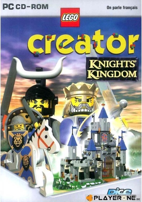 PC LEGO Creator Knights' Kingdom, doos voorkant, Franse uitgave, tweedehands