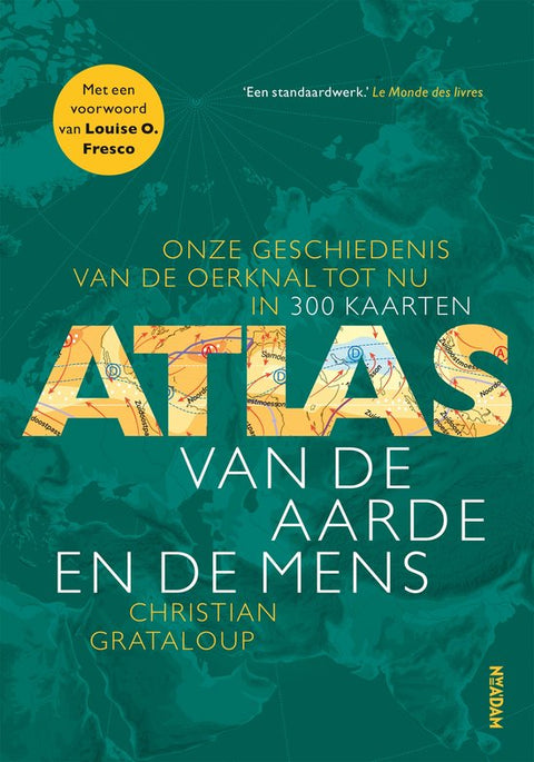 Atlas 2, Atlas van de aarde en de mens, Christian Grataloup, boekomslag voorkant, tweedehands