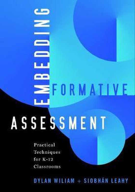 Embedding Formative Assessment, Dylan Wiliam, blauwe boekomslag voorkant met alleen tekst, tweedehands