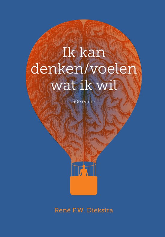 Ik kan denken/voelen wat ik wil, René F.W. Diekstra, boekomslag voorkant, tweedehands