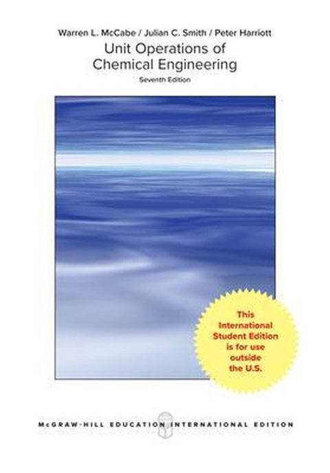 Boek-Unit Operations Chemical Engineering-tweedehands