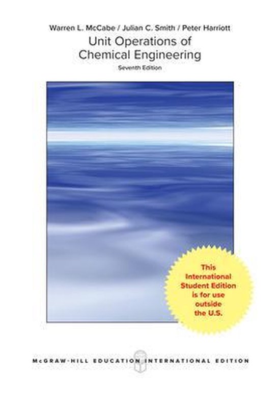 Boek-Unit Operations Chemical Engineering-tweedehands