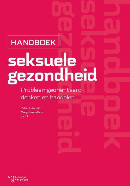 Handboek seksuele gezondheid, Peter Leusink en Marjo Ramakers, Van Gorcum rode boekomslag voorkant, tweedehands