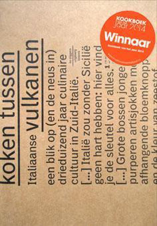 Boek-Koken tussen Italiaanse vulkanen-tweedehands