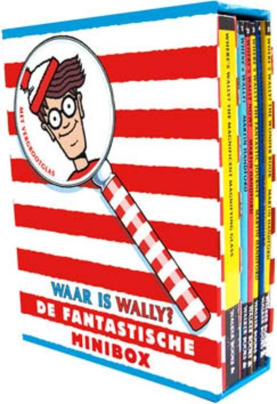 Boek-Waar Is Wally?-Miniboxset Met Vergrootglas-tweedehands