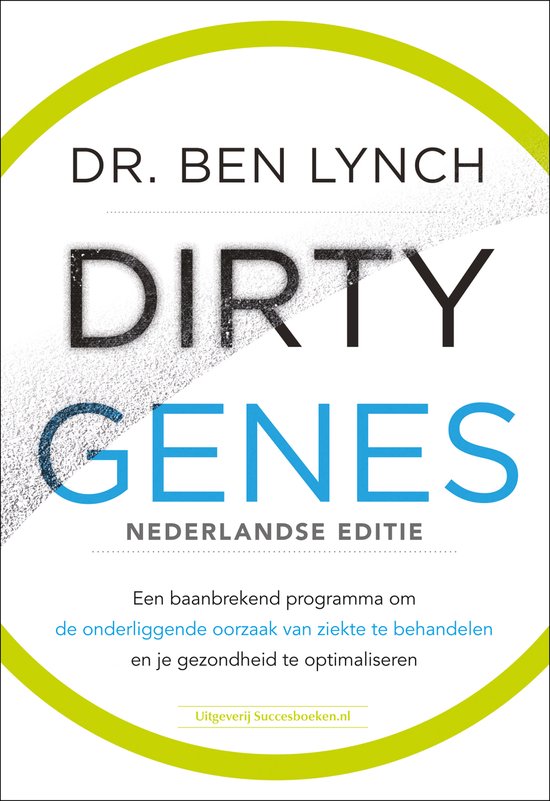 Dirty Genes Nederlandse editie, Ben Lynch, boekomslag voorkant, tweedehands