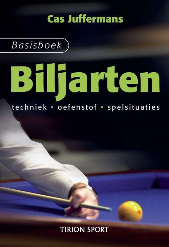 Basisboek Biljarten, Cas Juffermans, boekomslag voorkant, tweedehands