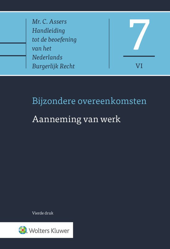 Asser-serie 7-VI - Aanneming van werk