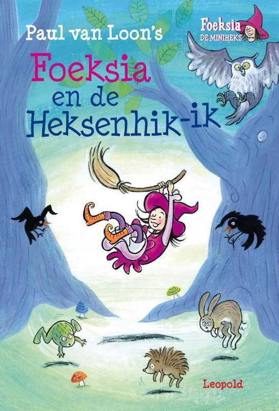 Foeksia en de Heksenhik-ik, Foeksia de miniheks, Paul van Loon, boekomslag voorkant, tweedehands