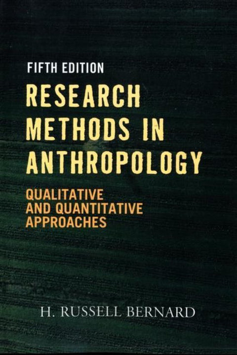 Boek-Research Methods In Anthropology-tweedehands