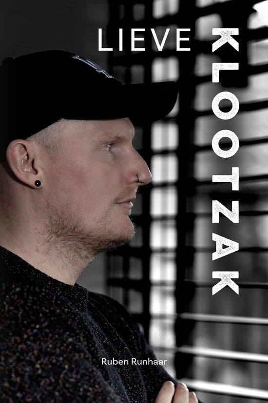 Lieve Klootzak, Ruben Runhaar, boekomslag voorkant, tweedehands