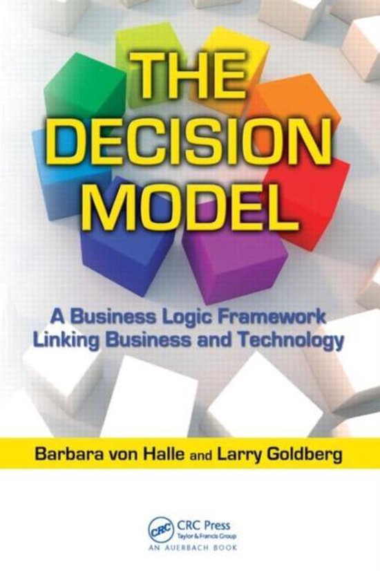 The Decision Model, Barbara von Halle en Larry Goldberg, omslag met gekleurde blokken, tweedehands