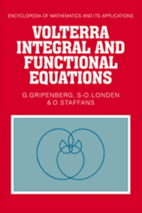Volterra Integral And Functional Equations