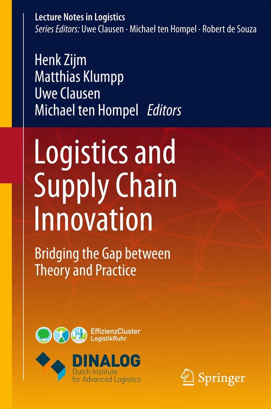 Logistics and Supply Chain Innovation, Henk Zijm, Springer, oranje omslag, tweedehands