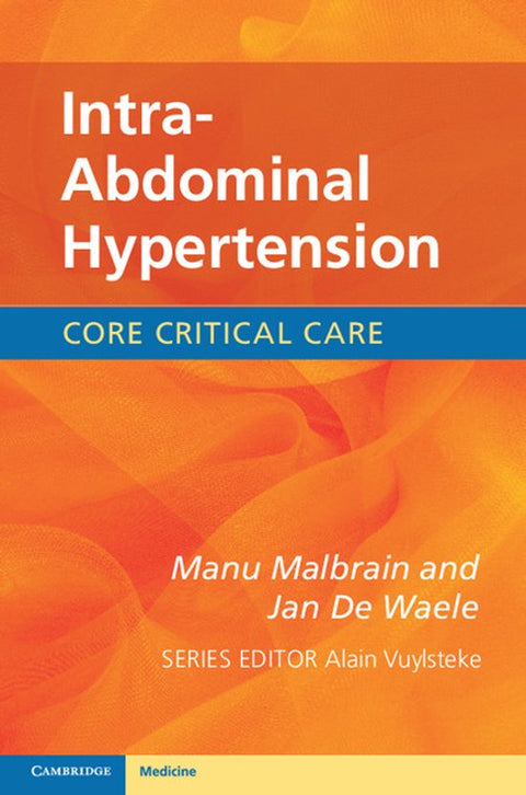 Boek-Intra Abdominal Hypertension-tweedehands