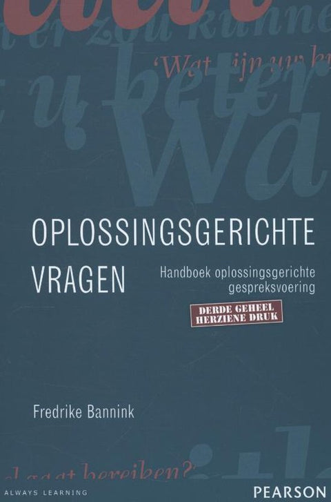 Boek-Oplossingsgerichte vragen-tweedehands