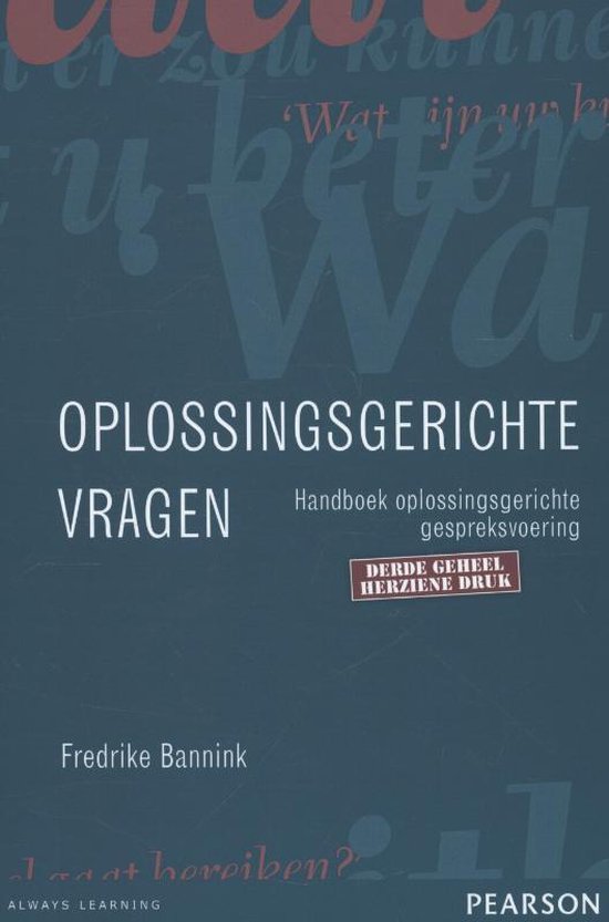 Boek-Oplossingsgerichte vragen-tweedehands