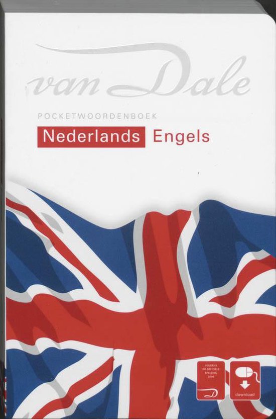 Van Dale pocketwoordenboek Nederlands Engels, boekomslag voorkant, tweedehands