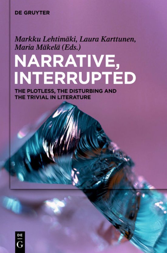 Narrative, Interrupted, Markku Lehtimäki, De Gruyter, paarse omslag met een blauw kristal, tweedehands