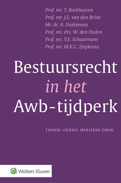 Boek-Bestuursrecht in het Awb-tijdperk-tweedehands