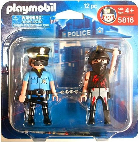 Playmobil Duo Pack Politieagent en Inbreker - 5816 (Nieuw)