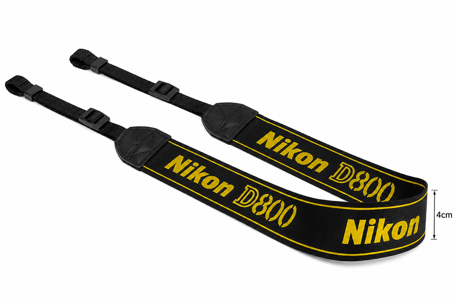 AN-DC6 Camera Schouderband / Neck Strap voor Nikon D800 - Zwart