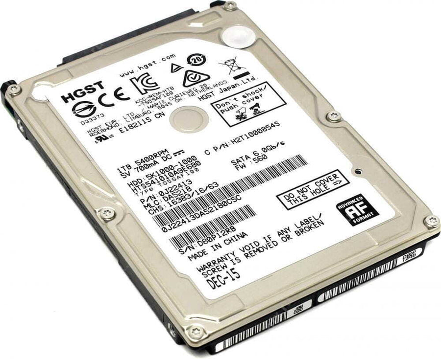 HGST-Travelstar 5K1000 1TB 2.5 Inch SATA Harde Schijf HDD-tweedehands