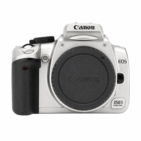EOS 350D Spiegelreflexcamera Body zilver