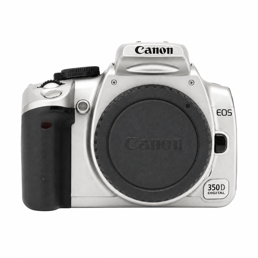 EOS 350D Spiegelreflexcamera Body zilver