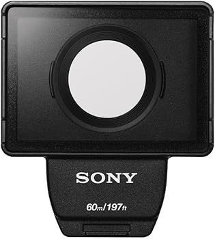 Sony dive door vervangingsdeur met platte lens voor Action Cam behuizing SPK-AS1, voorkant
