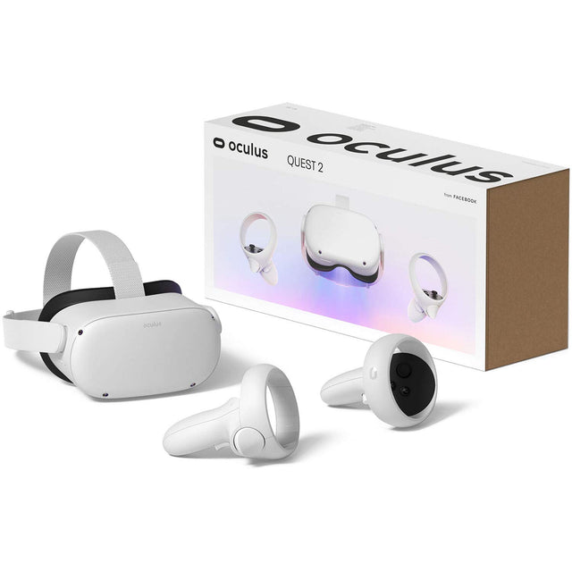Meta Oculus Quest 2 VR-headset 256 GB, wit, met twee witte Touch-controllers en de originele Quest 2-doos