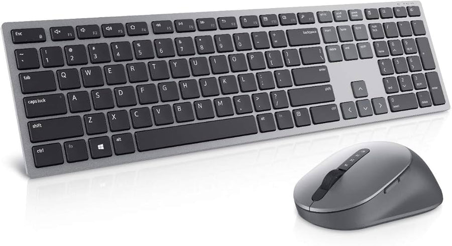 DELL-Pro Plus Toetsenbord + Muis KM7321W - Spaans QWERTY - Titaniumgrijs (Nieuw)