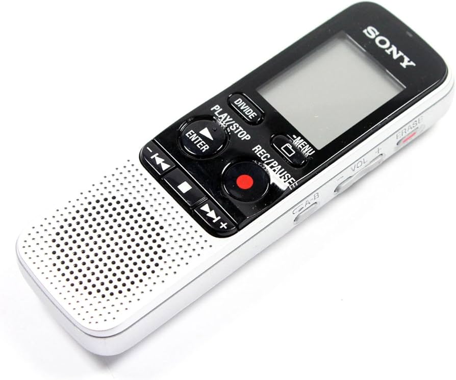 Sony-ICF-BX112 Digital Voice Recorder - Zilver/Zwart-tweedehands