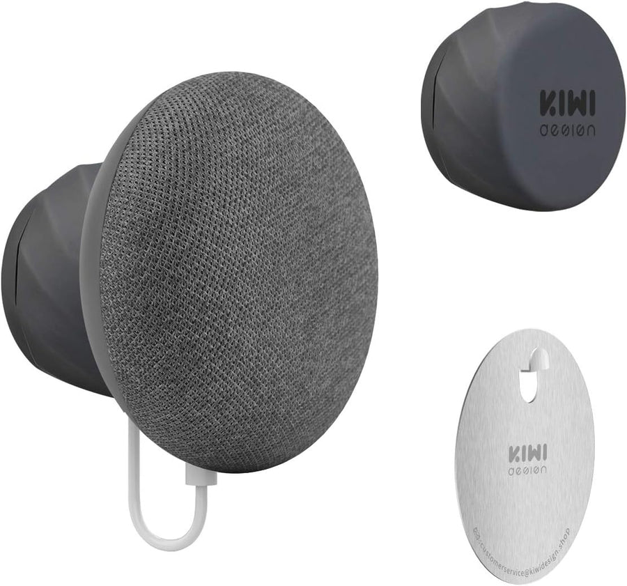 KIWI Design-Houder Magnetisch voor Google Nest Mini – Wall Mount – Zwart-tweedehands