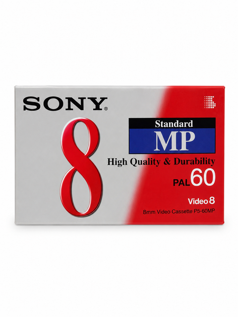 Video8 MP P5-60 Video Cassette Bandjes - 60 minuten (Nieuw)