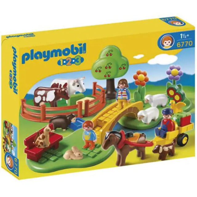 Playmobil 6770 1.2.3 Country Side, gele doos voorkant