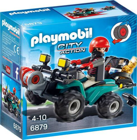 Playmobil City Action Robber Quad - 6879 (Nieuw)
