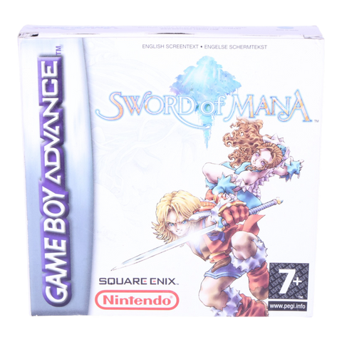 Game Boy Advance-(LEGE DOOS) Sword of Mana + Handleiding-tweedehands