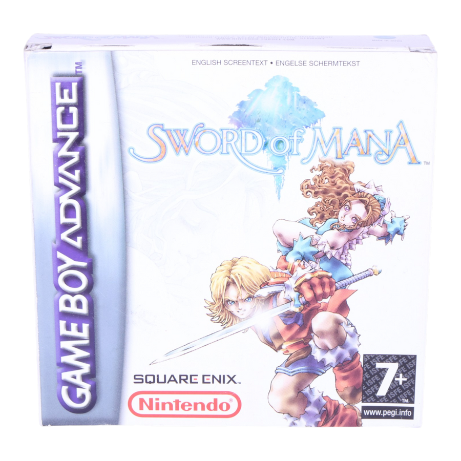 Game Boy Advance-(LEGE DOOS) Sword of Mana + Handleiding-tweedehands