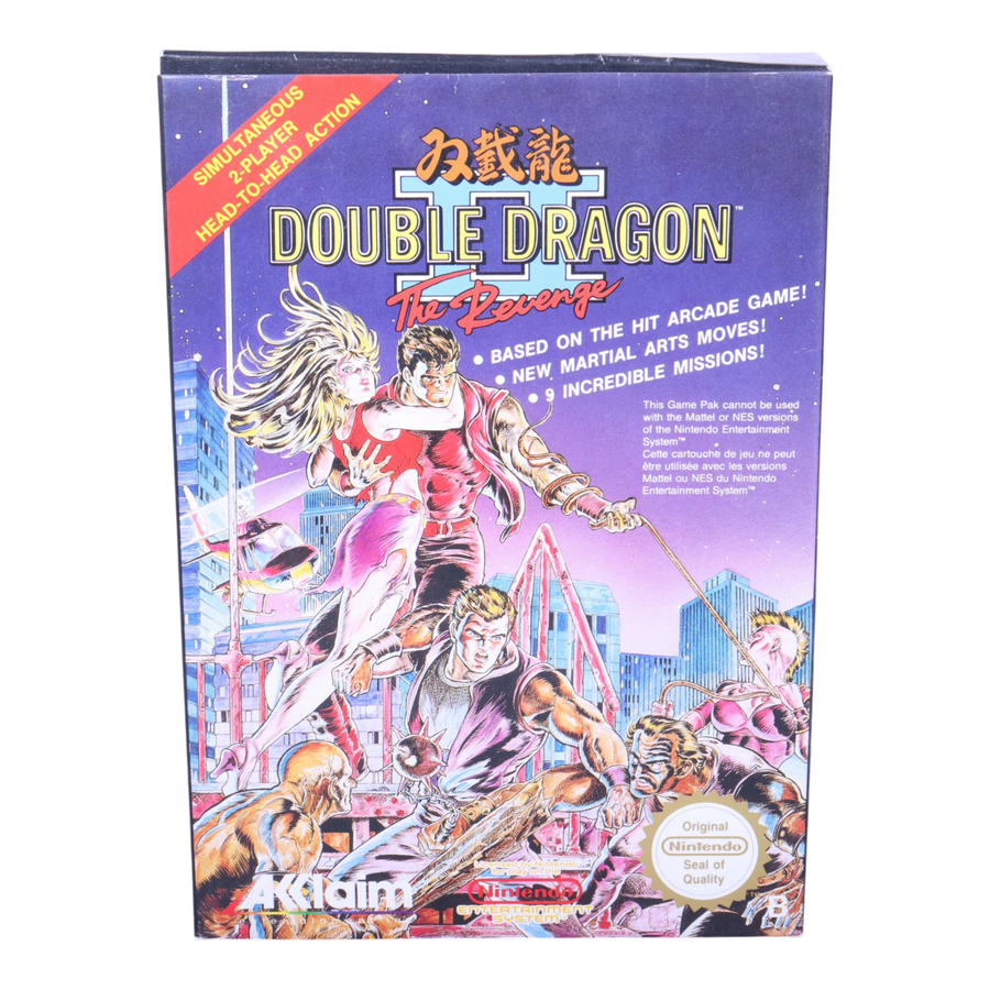 NES-(LEGE DOOS) Double Dragon II The Revenge + Handleiding-tweedehands