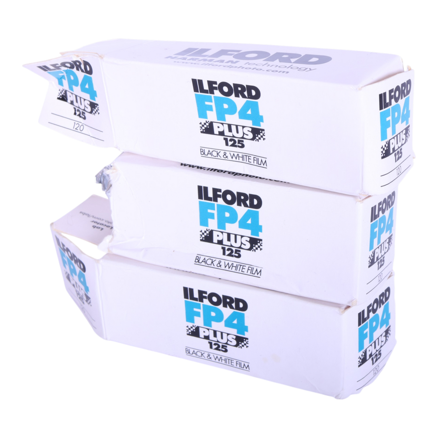 ILFORD-Zwart-Wit Film / Rolfilm 120 Ilford FP4 Plus 125 ISO 125 (3 Rollen)-tweedehands