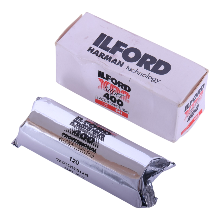 ILFORD-2x Zwart-Wit Film / Rolfilm 120 Ilford XP2 Super 400 ISO 400 C-41-tweedehands
