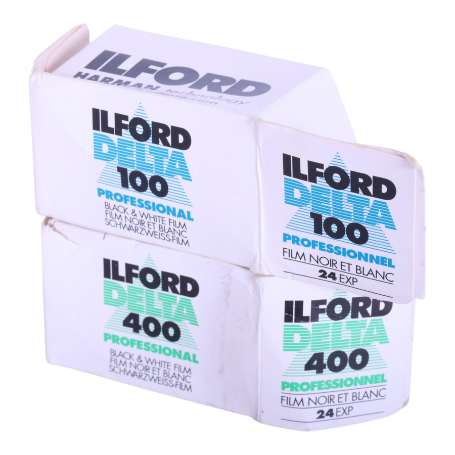 ILFORD-Zwart-Wit Film / Kleinbeeldfilm Set 2x Delta Professional 35mm 135/24 (Delta 100 ISO 100 + Delta 400 ISO 400)-tweedehands